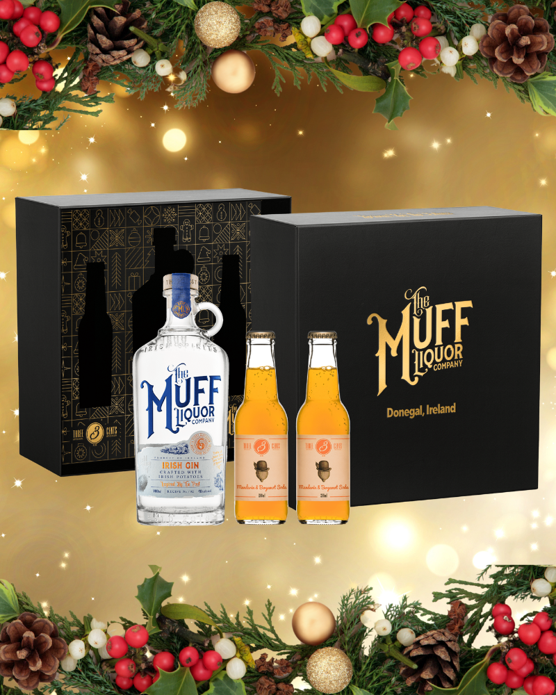 PRE-ORDER: Muff Gin &amp; Mandarin &amp; Bergamot Soda Christmas Box