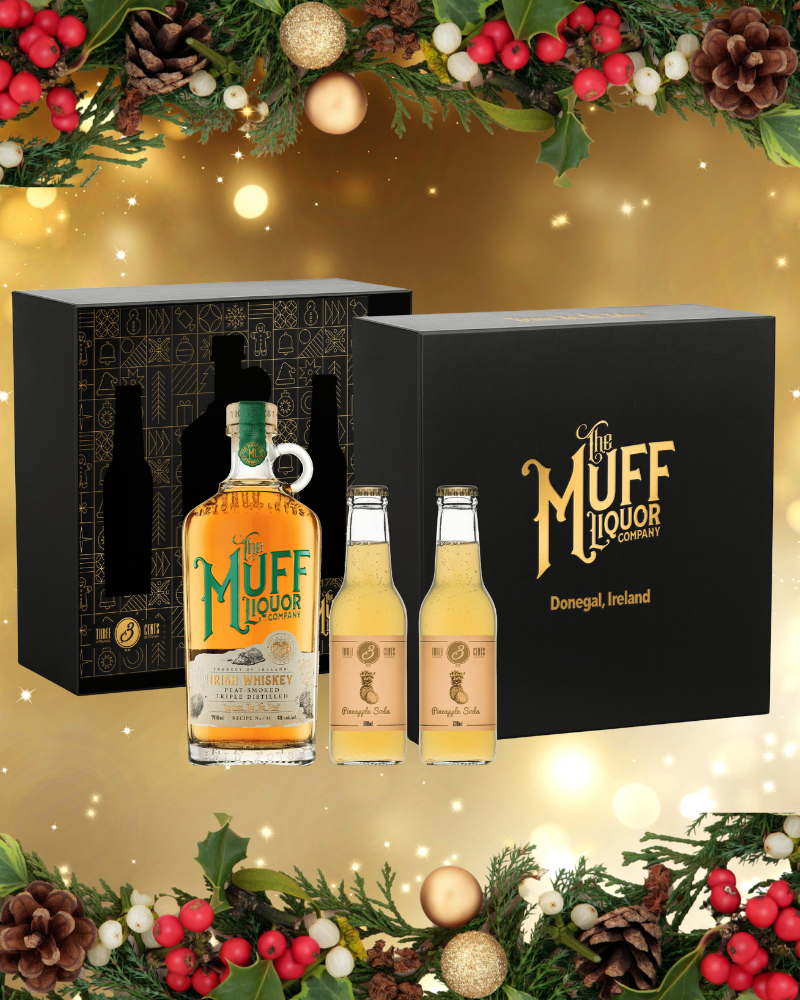 PRE-ORDER: Muff Whiskey &amp; Pineapple Soda Christmas Box