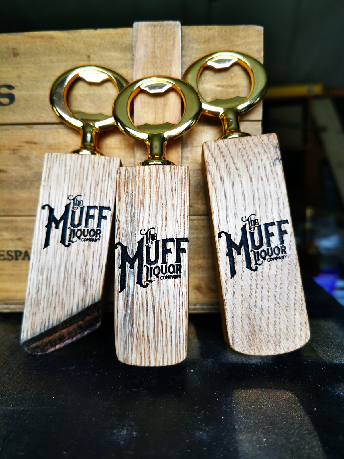 Crafty Fecker Oak Engraved Bottle Opener