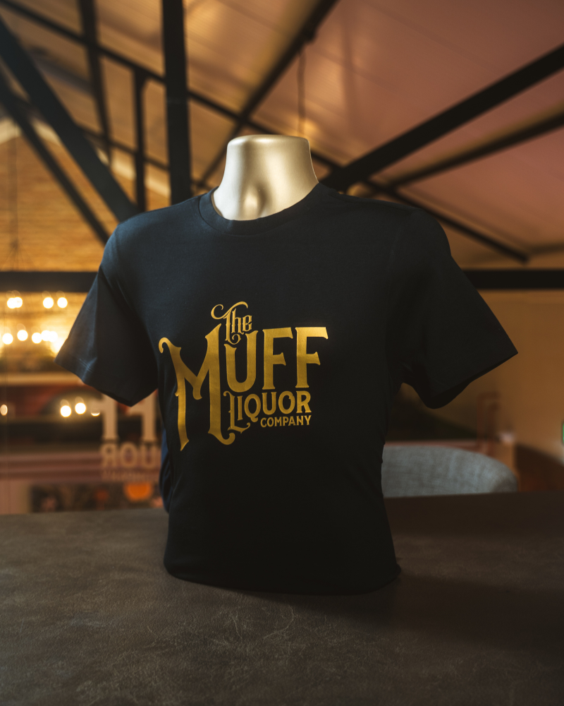 Muff Black Cotton Unisex T-Shirt
