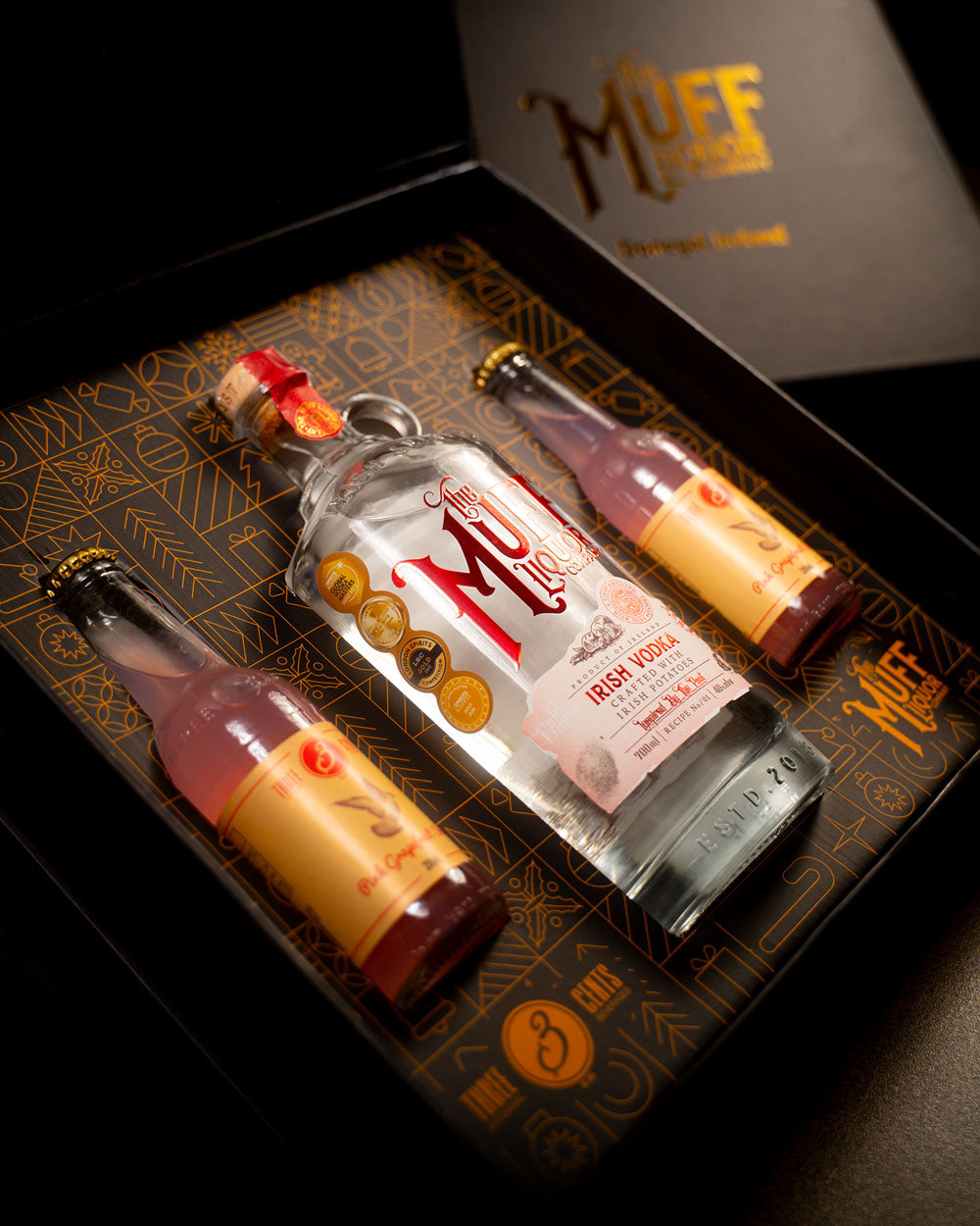 Muff Vodka & Pink Grapefruit Christmas Box