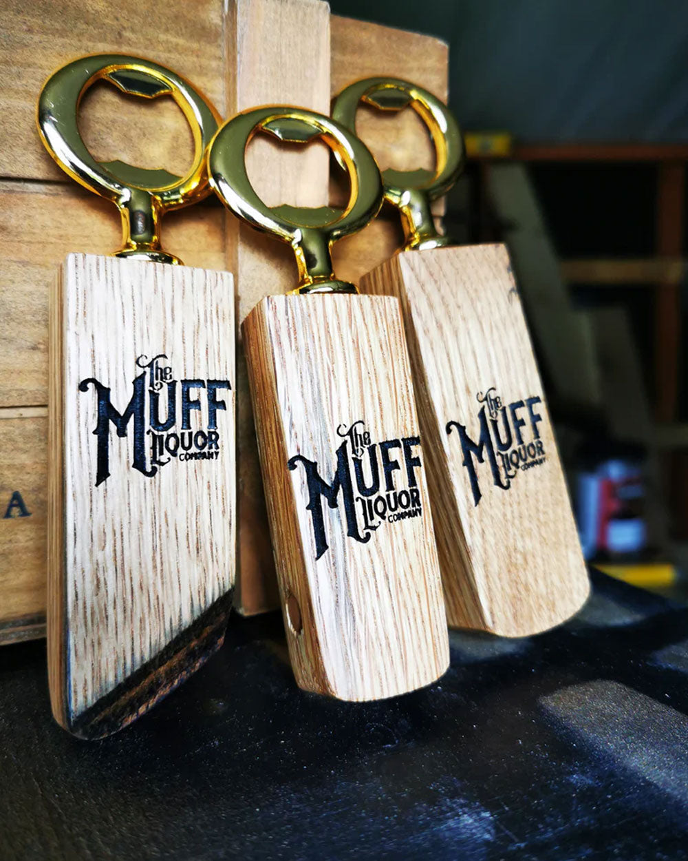 Crafty Fecker Oak Engraved Bottle Opener
